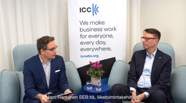 Haastattelussa ICC Suomen Digital Economy -komission puheenjohtaja Harri Rantanen